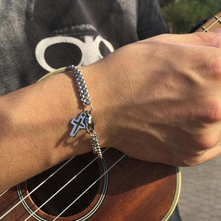 Christianartworkshop Bracciale con croce di Gesù, gioielli con preghiera di Gesù, regalo religioso cristiano - image 5