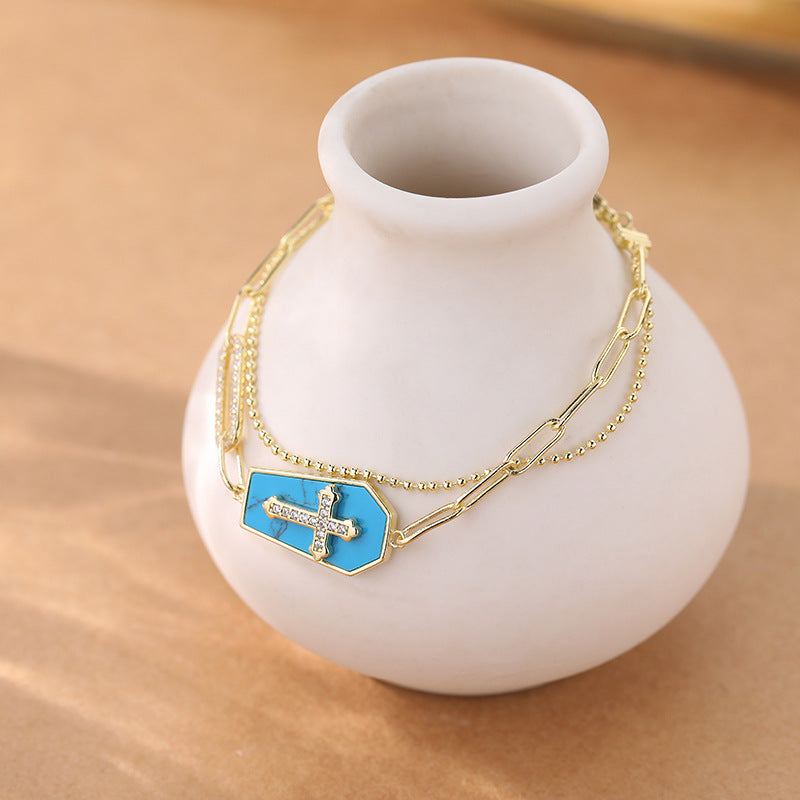 Christianartworkshop Santo Padre Benedetto Scudo Croce Bracciale - Scudo Benedetto - image 0