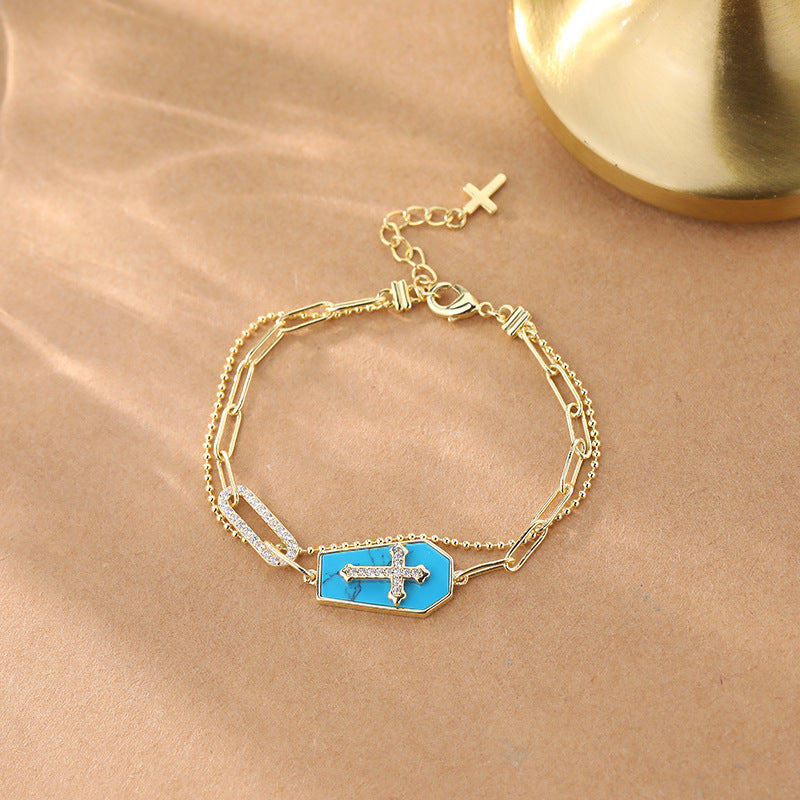 Christianartworkshop Santo Padre Benedetto Scudo Croce Bracciale - image 3