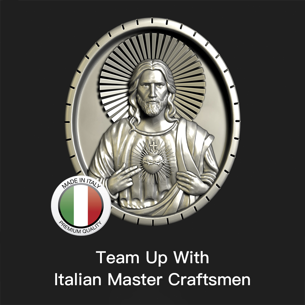 Rosario di preghiera in agata della Vergine Maria con crocifisso 5 in 1 Christianartworkshop - image 5