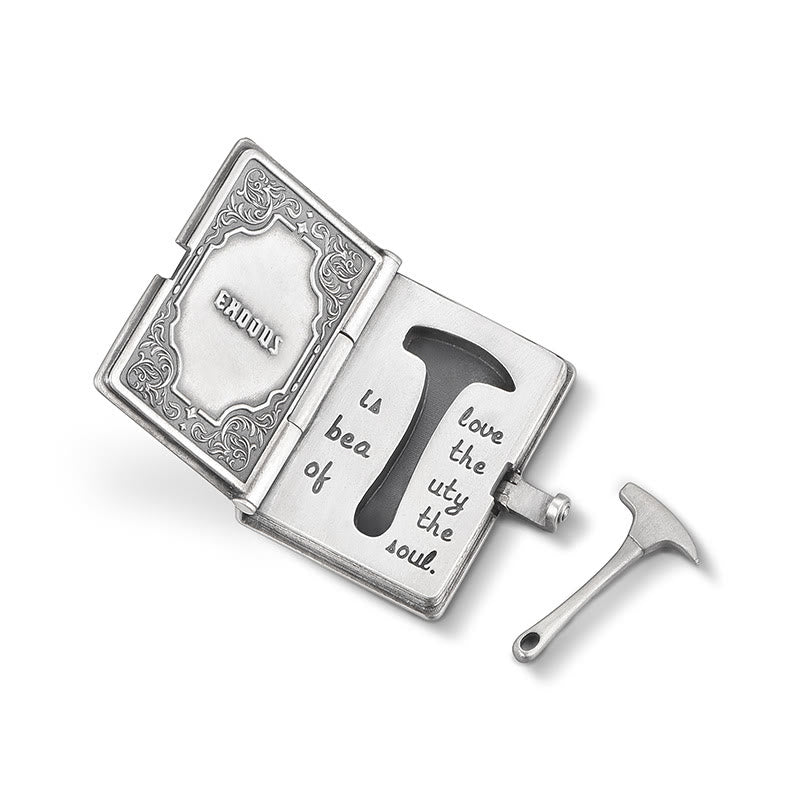 Bibbia Christianartworkshop con collana rimovibile con martello da roccia - image 4