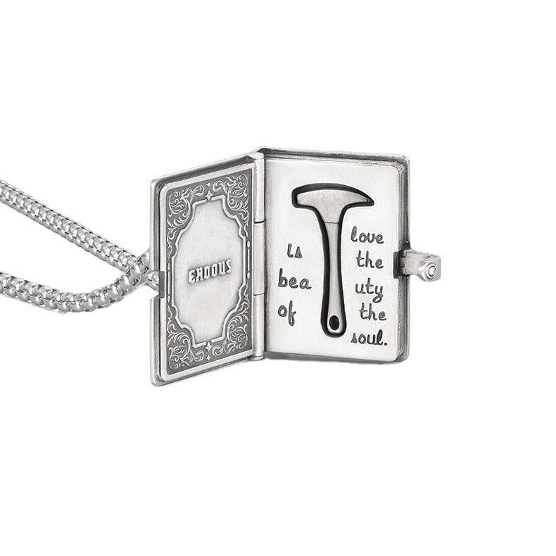 Bibbia Christianartworkshop con collana rimovibile con martello da roccia - image 3