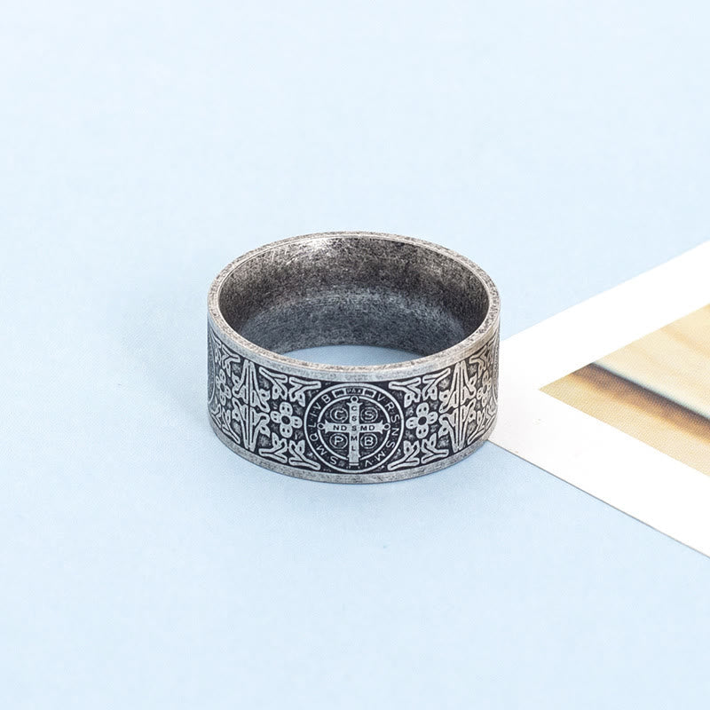 Christianartworkshop Anello cattolico vintage di San Benedetto - US 13 - image 0