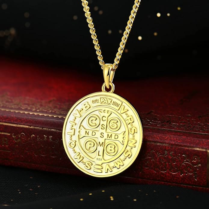 Collana di San Benedetto di Christianartworkshop (4 colori) - D'oro - image 0