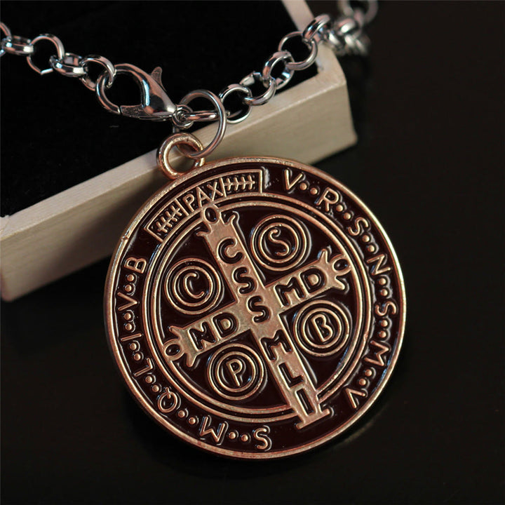 Collana di San Benedetto di Christianartworkshop (4 colori) - Bronzo - image 1