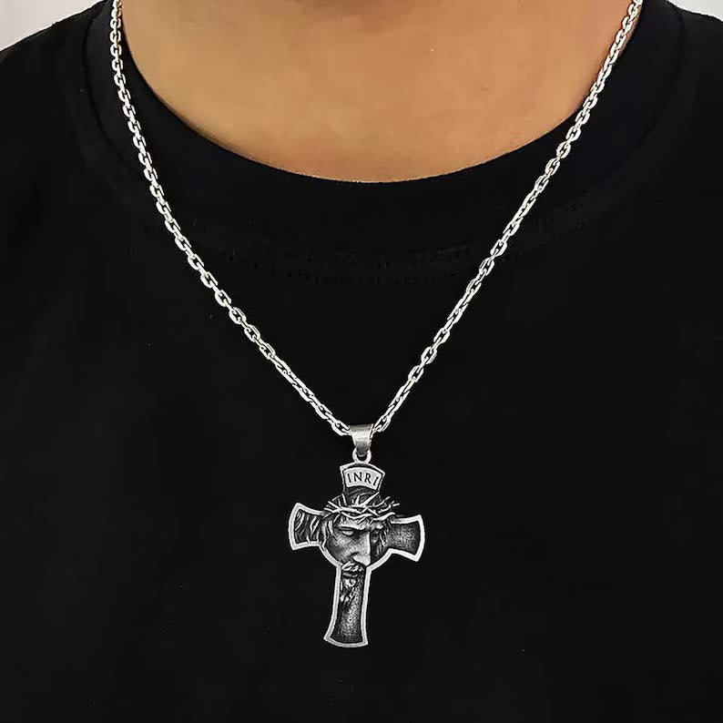 Collana con croce di Gesù Christianartworkshop - image 7