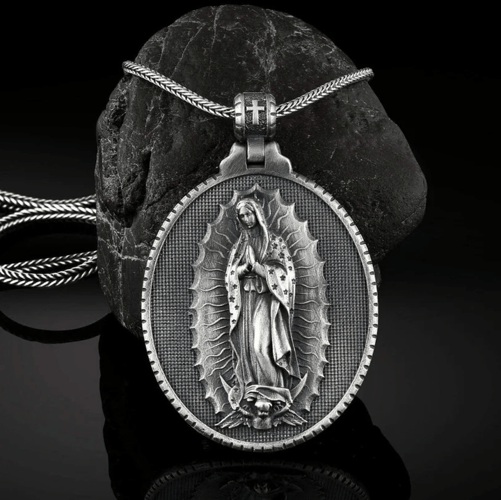 Christianartworkshop Collana della Vergine Maria di Nostra Signora di Guadalupe - Argento - image 0