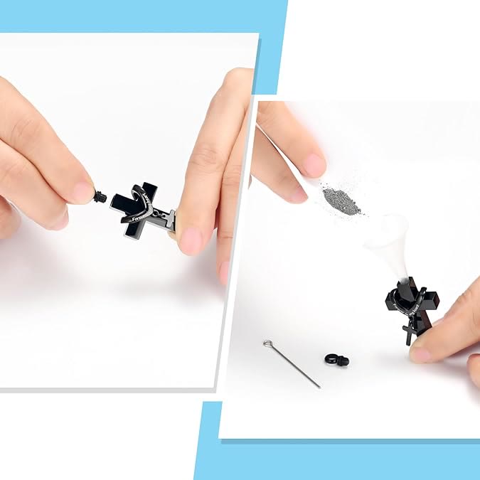 Collana con ciondolo a forma di urna con doppia croce e pietra portafortuna per i 12 mesi Christianartworkshop - image 3