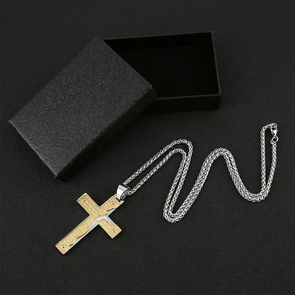 Christianartworkshop Gesù Christianartworkshop Crocifisso Religione Croce Collana con ciondolo - image 4