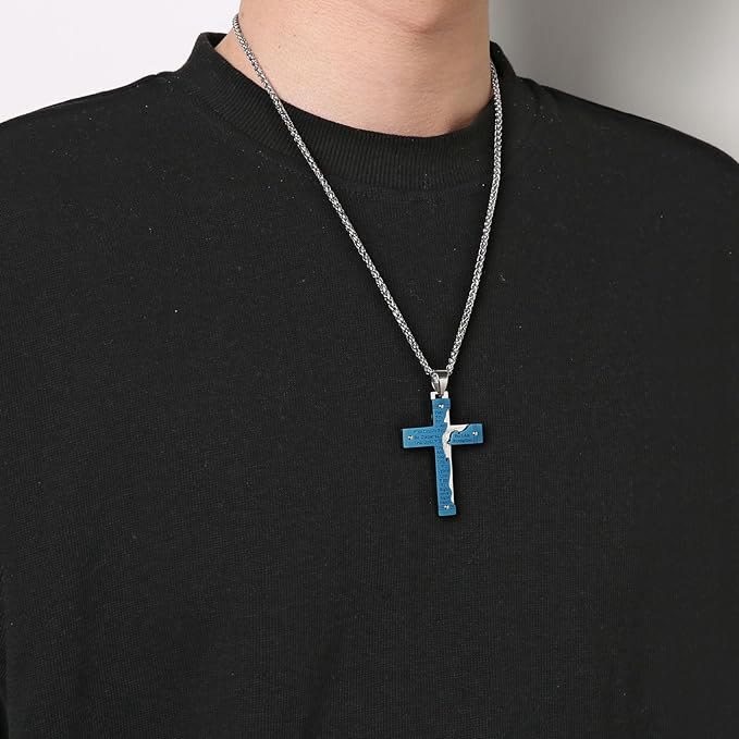 Christianartworkshop Collana con ciondolo a croce religiosa di Gesù Christianartshop Crocifisso - image 7