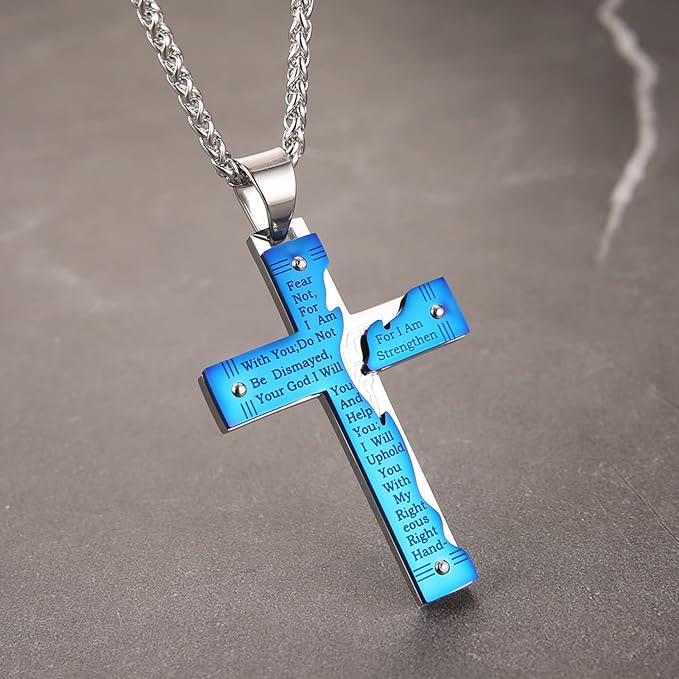 Christianartworkshop Gesù Christianartworkshop Crocifisso Religione Croce Collana con ciondolo - image 6