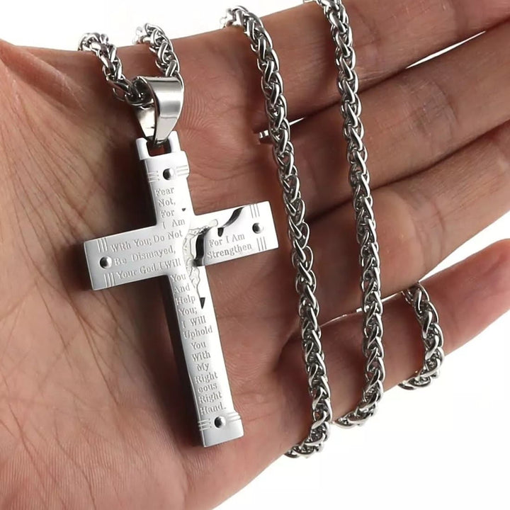 Christianartworkshop Gesù Christianartworkshop Crocifisso Religione Croce Collana con ciondolo - image 12