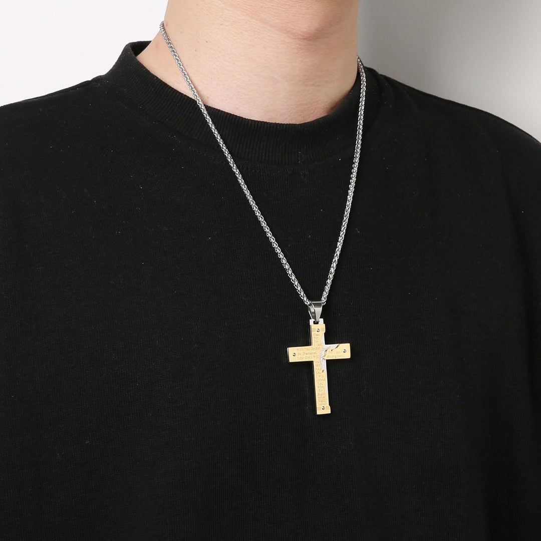 Christianartworkshop Gesù Christianartworkshop Crocifisso Religione Croce Collana con ciondolo - image 3