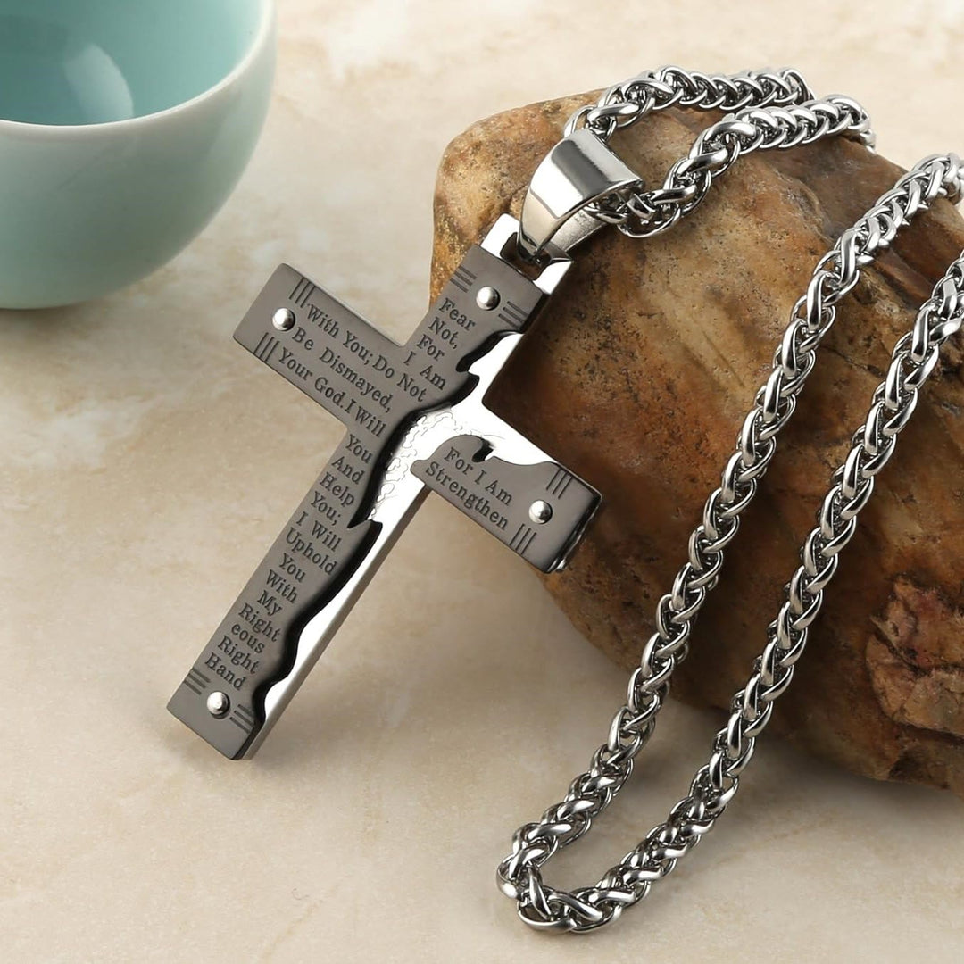 Christianartworkshop Gesù Christianartworkshop Crocifisso Religione Croce Collana con ciondolo - image 9