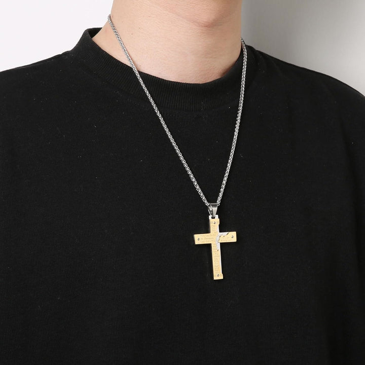 Christianartworkshop Collana con ciondolo a croce religiosa di Gesù Christianartshop Crocifisso - image 3