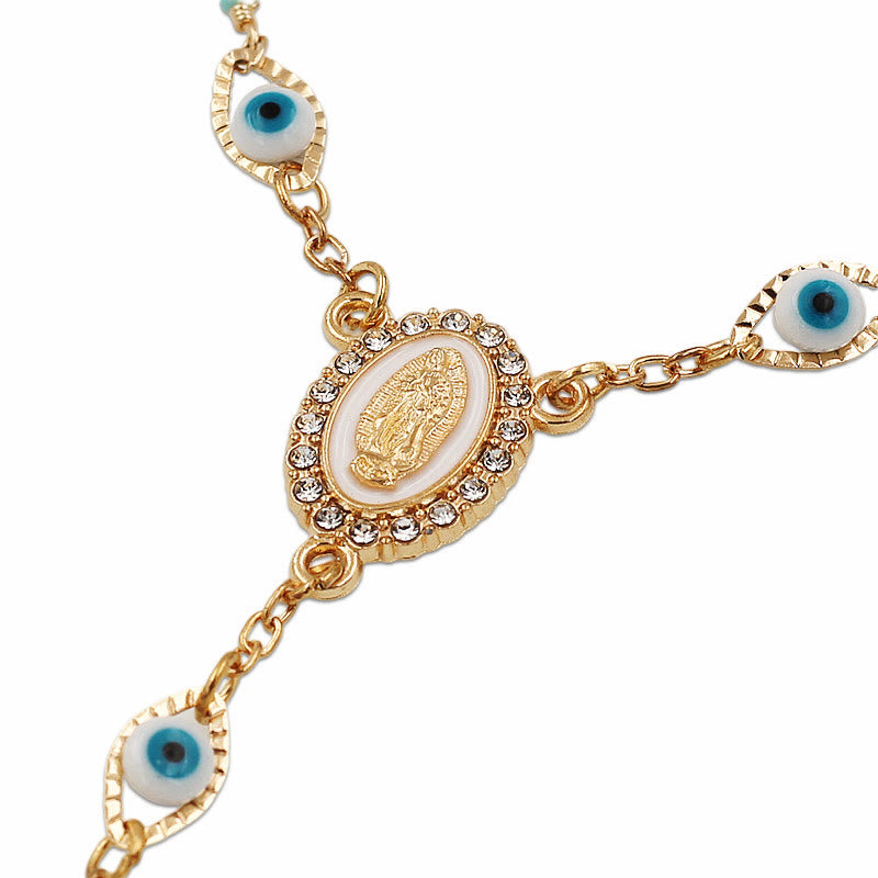 Braccialetto della Madonna della Croce/Rosario per auto per specchietto retrovisore - image 2