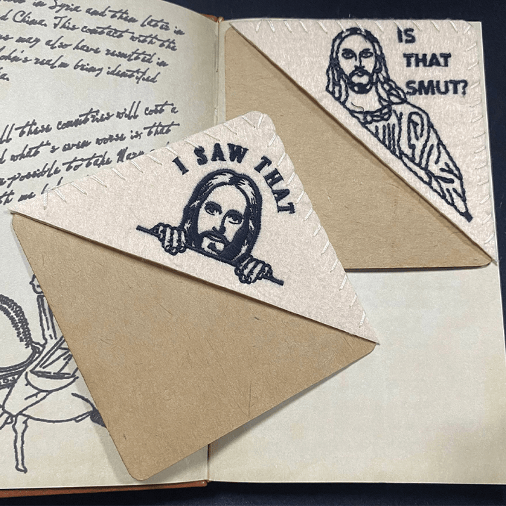 Christianartworkshop Segnalibri pratici e convenienti con Gesù e il suo divertimento - HO VISTO QUELLO - image 0