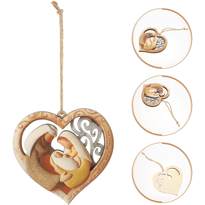 Christianartworkshop Decorazioni decorative da appendere multiuso per la Natività di Cristo - Sacra Famiglia - image 0