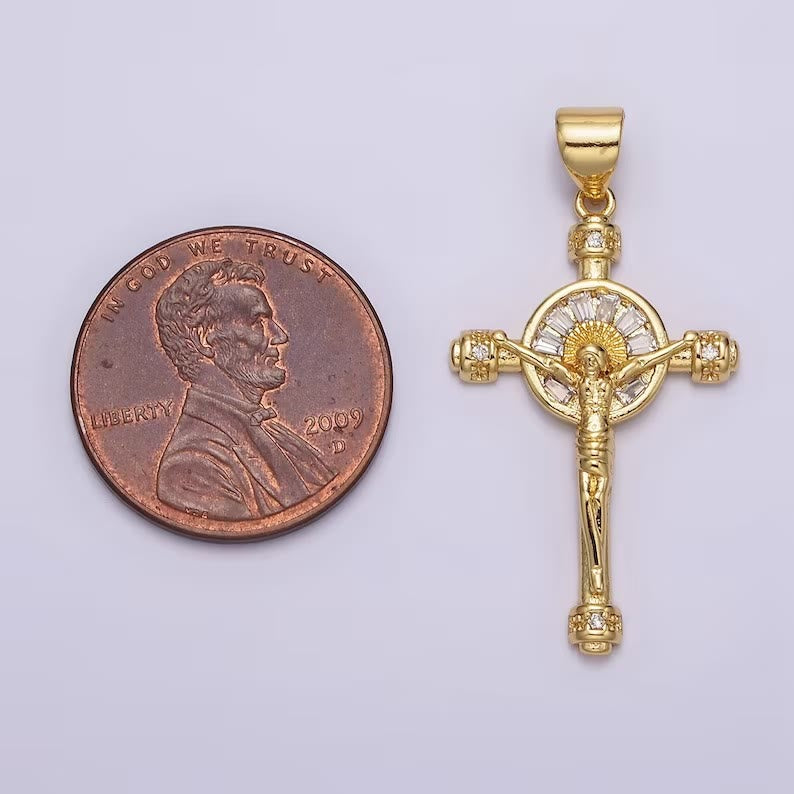 Christianartworkshop Collana di fede cristiana con crocifisso e croce di Gesù - image 5