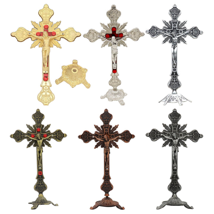 Decorazione ornamentale del crocifisso in piedi del Signore Gesù Cristo - image 1
