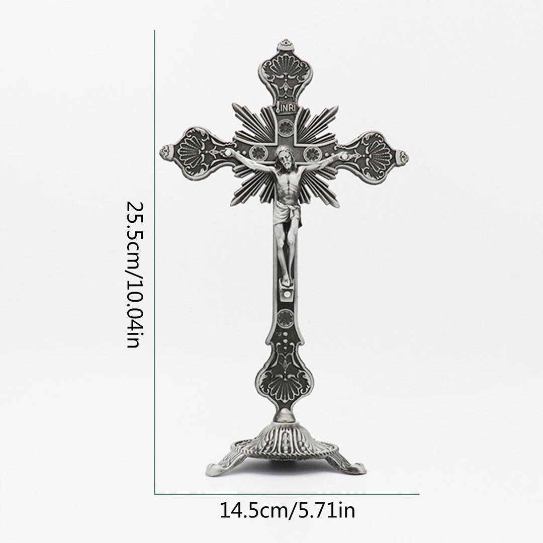 Decorazione ornamentale del crocifisso in piedi del Signore Gesù Cristo - image 6