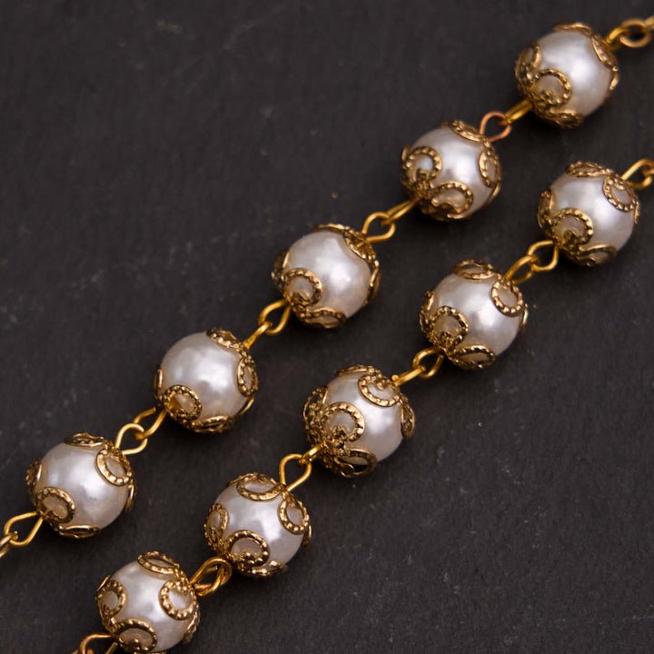 Rosario con perline di vetro cristiane, San Benedetto e la croce di Gesù - image 4