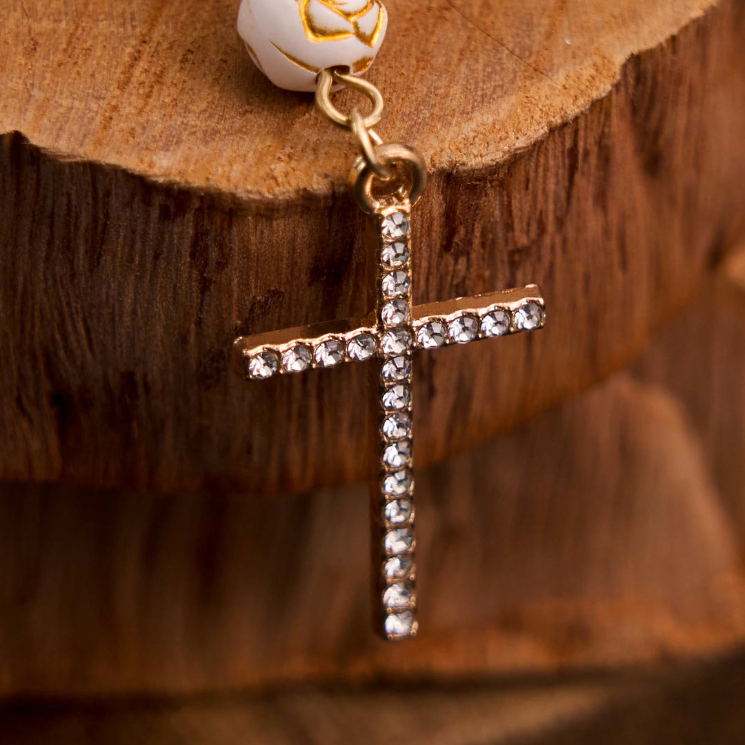 Bracciale rosario con croce della Madonna di Guadalupe - image 3