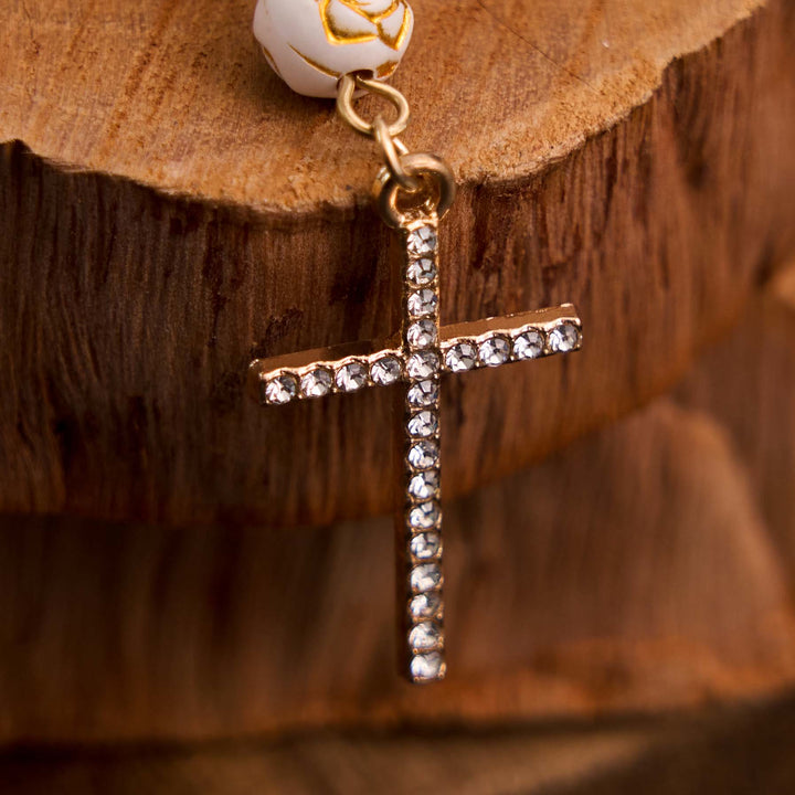 Bracciale rosario con croce della Madonna di Guadalupe - image 3