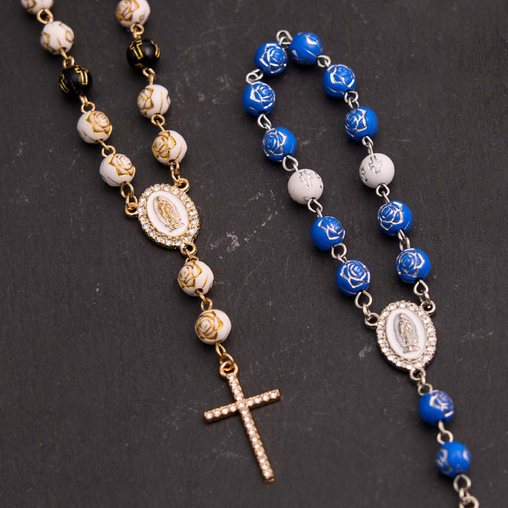 Bracciale rosario con croce della Madonna di Guadalupe - image 1