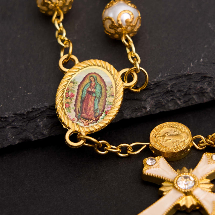 Rosario multiuso con grazioso braccialetto della Madonna di Guadalupe - image 1