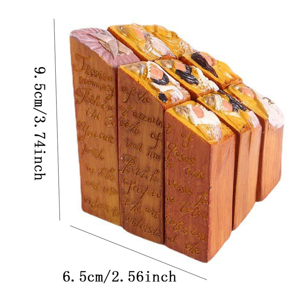 Christianartworkshop Set di 9 statuette a colonna della Natività del Paradiso - image 1