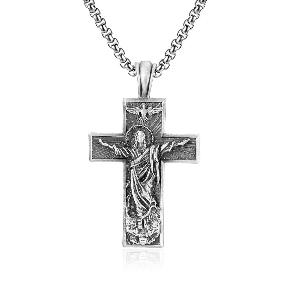 Christianartworkshopla collana della croce dell'Ascensione di Gesù - image 4