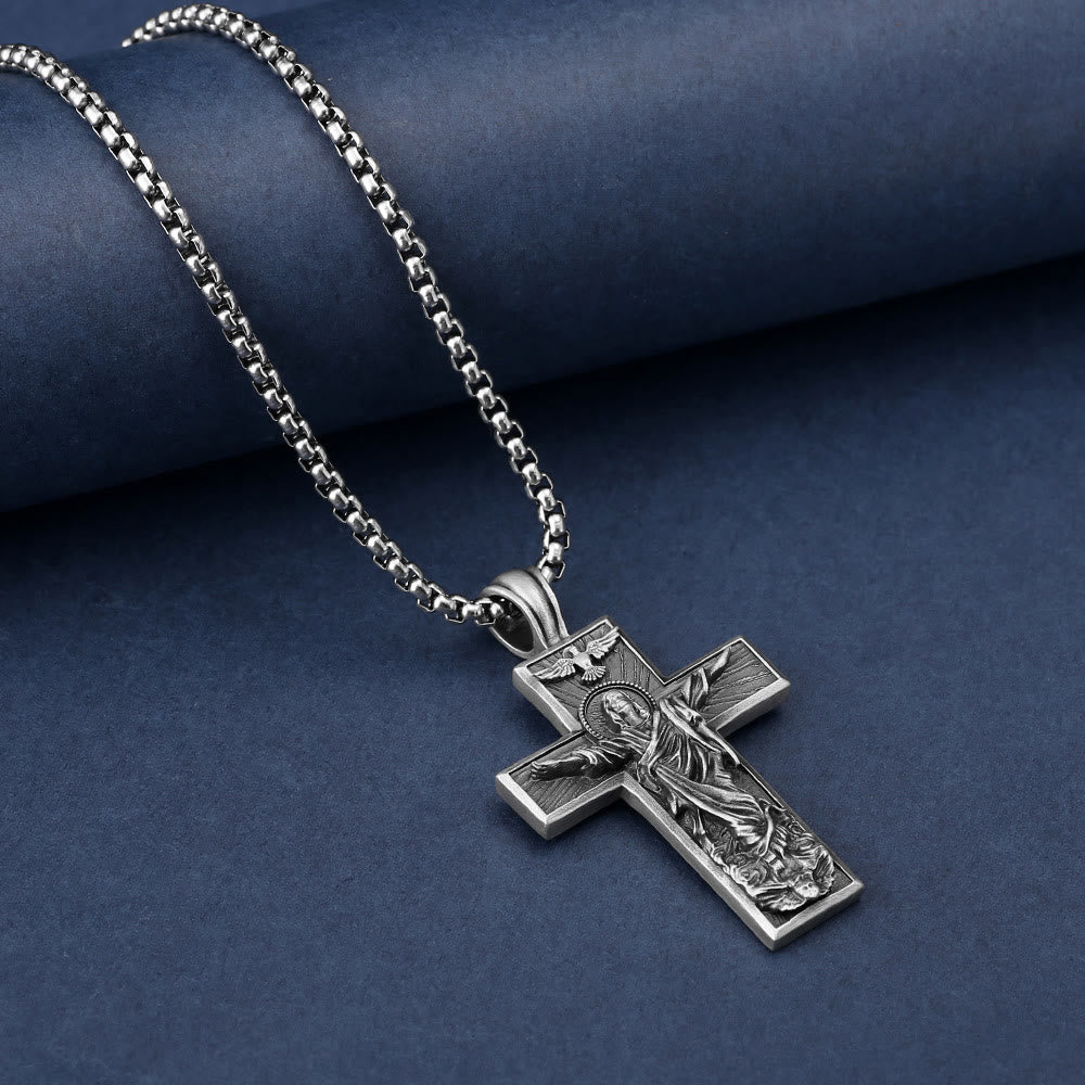 Christianartworkshopla collana della croce dell'Ascensione di Gesù - image 2