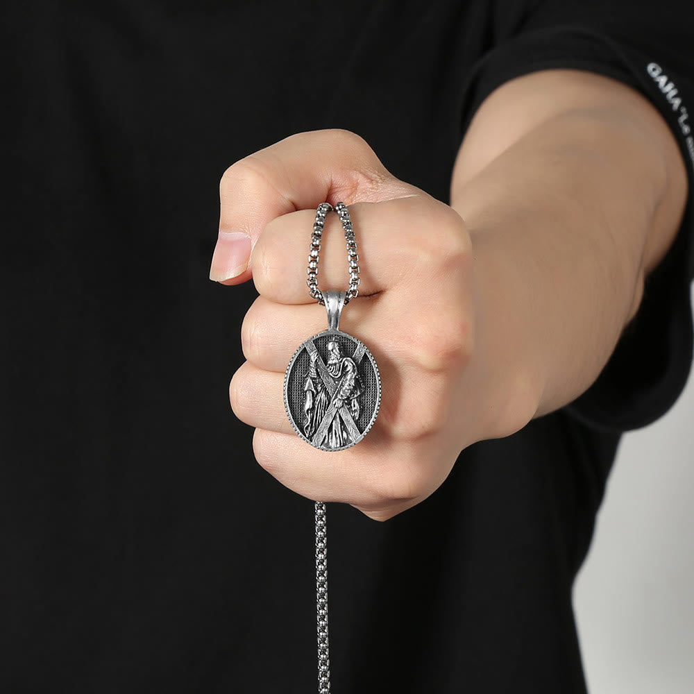 Christianartworkshopla collana cristiana retrò di Sant'Andrea - image 2