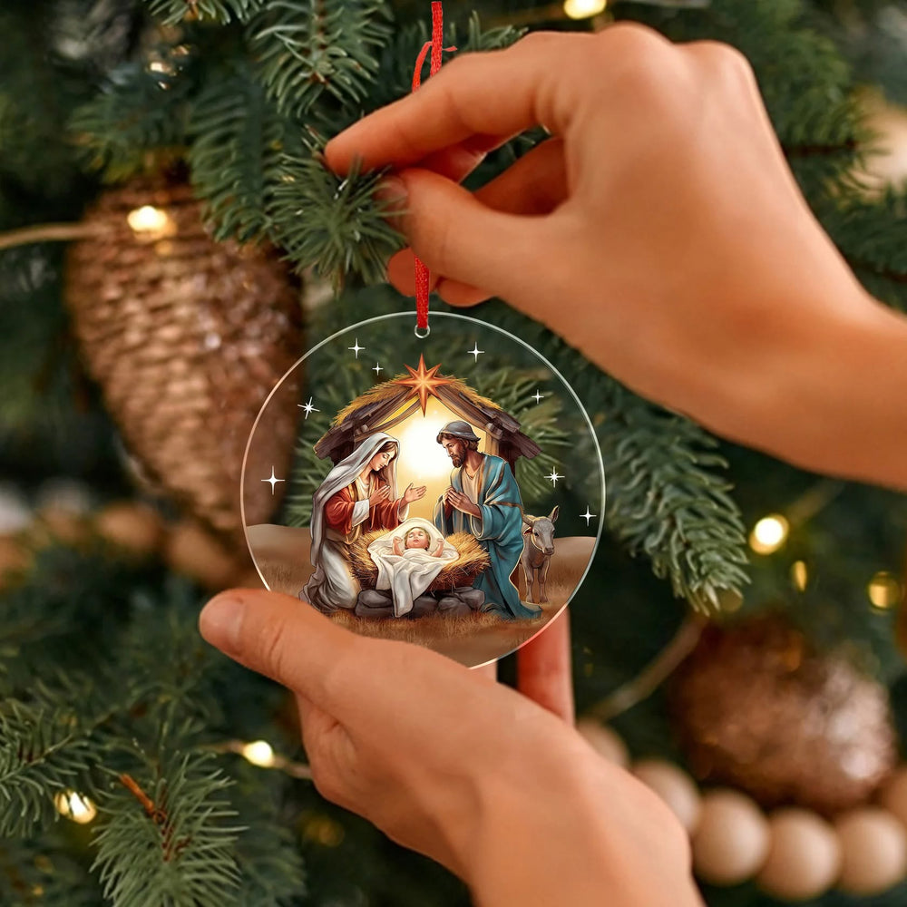Christianartworkshop Presepe di Natale Decorazioni di Cristo Ornamenti B - image 1