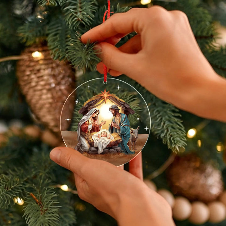 Christianartworkshop Presepe di Natale Decorazioni di Cristo Ornamenti B - image 1