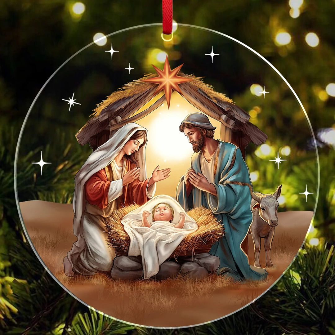 Christianartworkshop Presepe di Natale Decorazioni di Cristo Ornamenti B - Ceramica - image 0