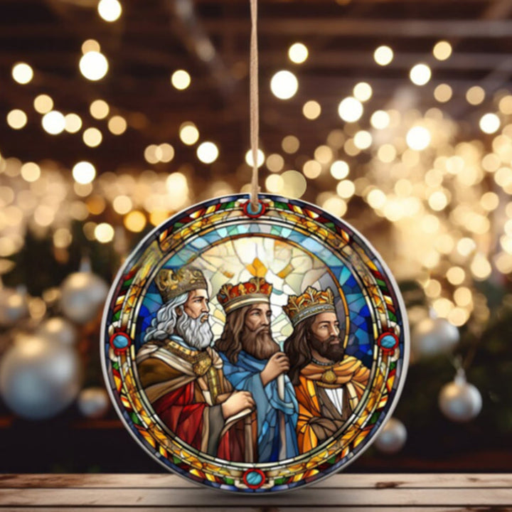 Christianartworkshop Stili di vetrate artistiche Elementi cristiani Ornamenti sospesi B - Ceramica - image 0