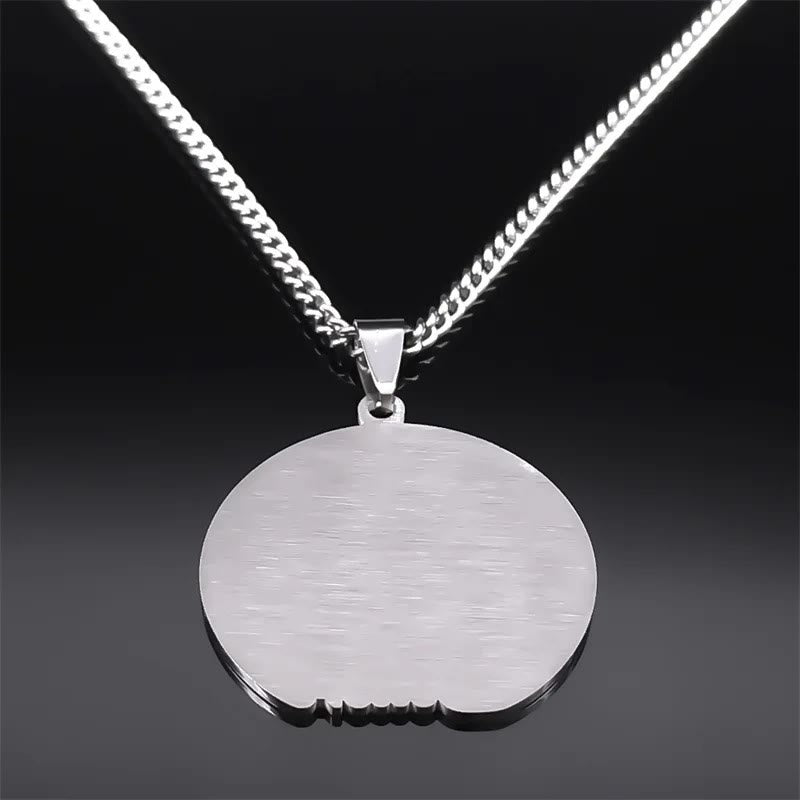 Collana con ciondolo a forma di Natività in argento Christianartworkshop , regalo di Natale - image 3
