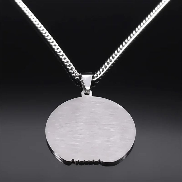 Collana con ciondolo a forma di Natività in argento Christianartworkshop , regalo di Natale - image 3