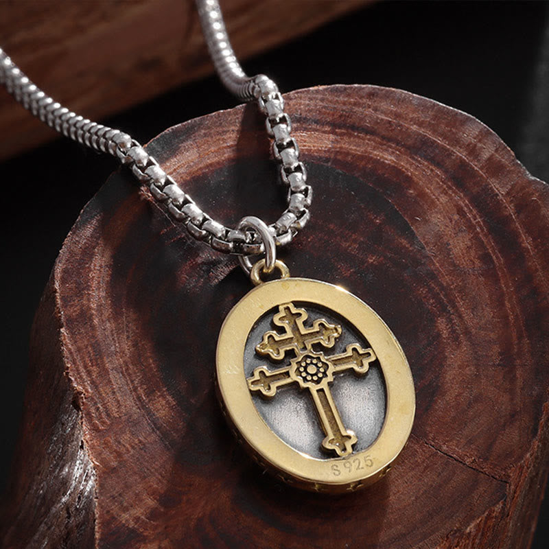 Collana in lega Madal in stile retrò di Nostra Signora di Guadalupe Christianartworkshop - image 2