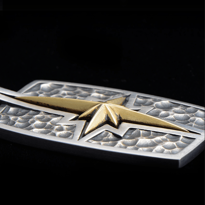 Collana con ciondolo Stella di Betlemme in stile retrò in argento sterling 925 Christianartworkshop - image 2