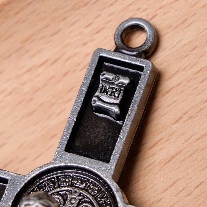 Christianartworkshop Ornamenti da scrivania stereoscopici in lega di bronzo e argento in stile classico con crocifisso - image 7