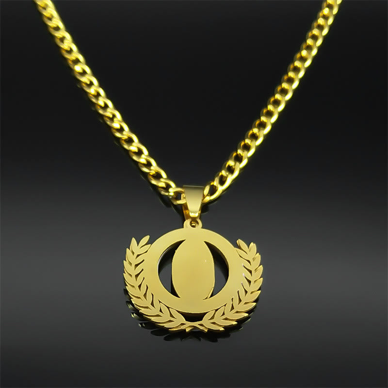 Collana con pendente in stile classico con ramo d'ulivo e strass della Madonna di Guadalupe Christianartworkshop - image 4