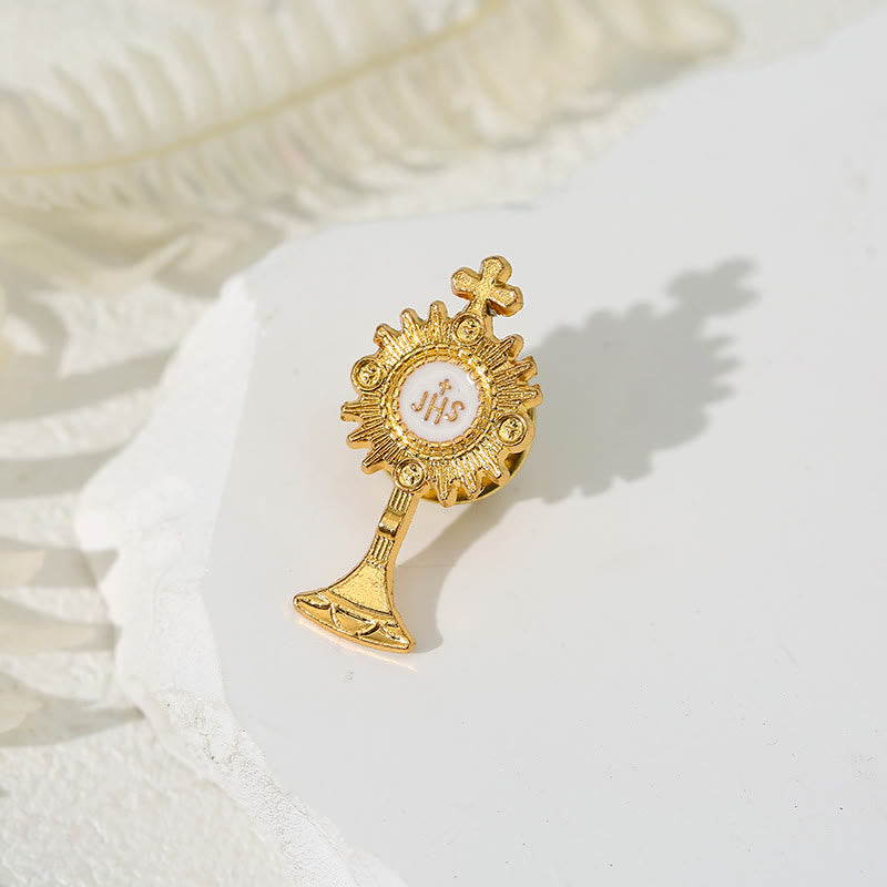 Christianartworkshop 4 pezzi/set spilla anti-esposizione in stile retrò fresco, spilla religiosa alla moda - image 2