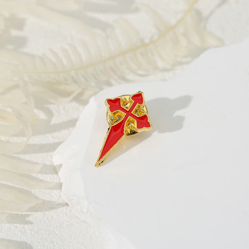 Christianartworkshop 4 pezzi/set spilla anti-esposizione in stile retrò fresco, spilla religiosa alla moda - image 5