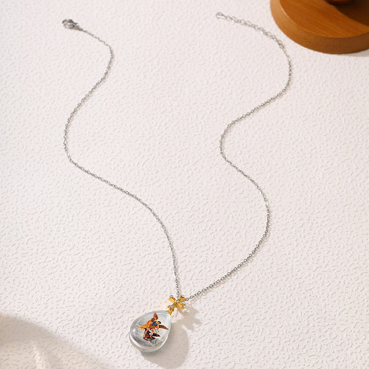 Collana con ciondolo in cristallo della serie Jesus, stile semplice e alla moda Christianartworkshop - Stile D - image 4