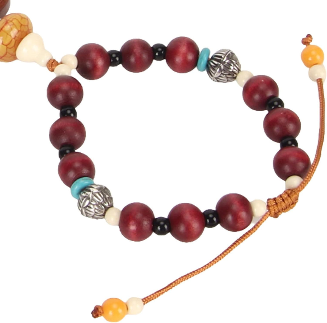 Christianartworkshop Ornamento da appendere allo specchietto retrovisore dell'auto con nappe in stile classico in legno di bosso con crocifisso - image 6