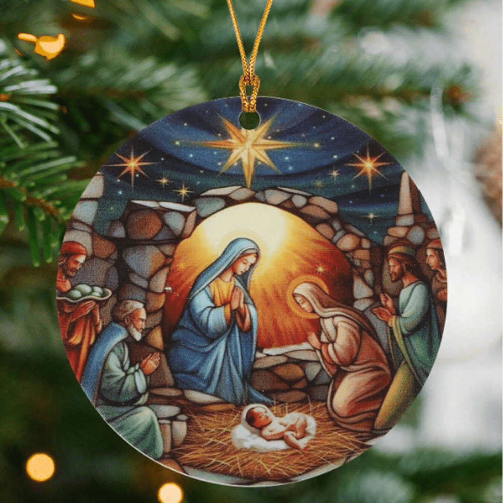 Christianartworkshop Presepe di Natale Decorazioni di Cristo Ornamenti C - Ceramica - image 0