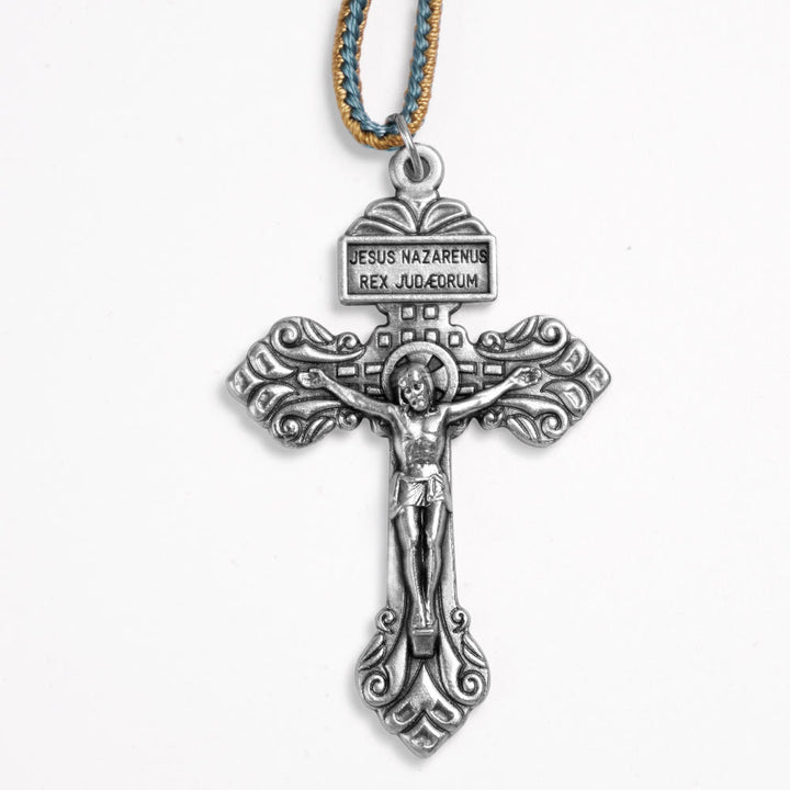 Rosario decina con medaglia di San Benedetto in legno d'ulivo Christianartworkshop - image 10